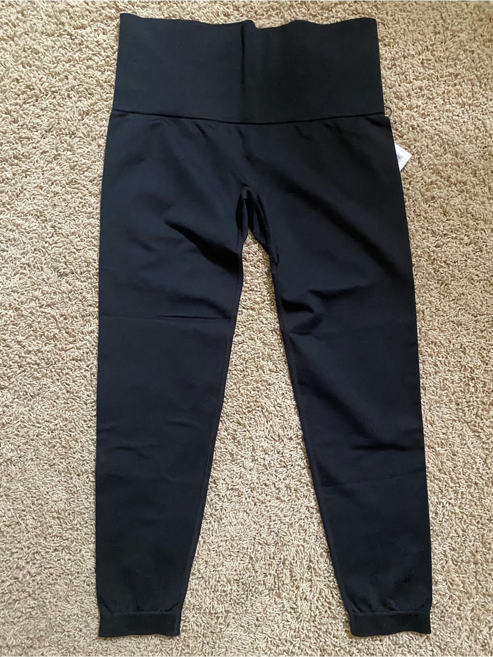 Kids Black High-Waist Active Leggings large